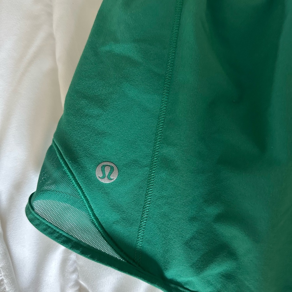 Lululemon Green Athletic Shorts